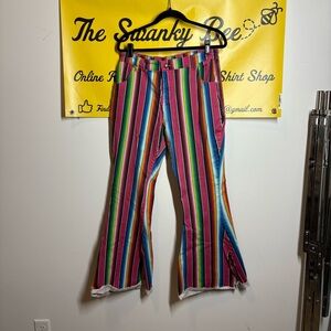 Ranch Dressin Serape Stretch Flares